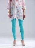 W Turquoise Blue Leggings Women