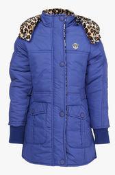 Waves Blue Winter Jackets Girls