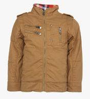 Waves Khaki Winter Jacket Boys