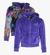 Waves Purple Sweatshirt Girls