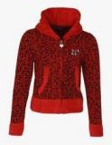 Waves Red Sweatshirt Girls