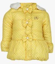 Waves Yellow Winter Jacket girls