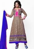 We-desi Grey Embroidered Dress Material Women