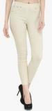 Westwood Cream Solid Jeggings Women