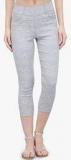 Westwood Grey Printed Capri Women