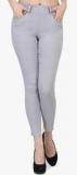 Westwood Grey Solid Jeggings Women