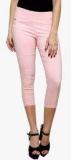 Westwood Pink Solid Capri Women