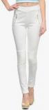 Westwood White Solid Jeggings women