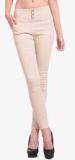 Wild Hawk Beige Solid Jeggings women