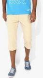 Wildcraft Beige Slim Fit 3/4Th Men