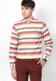 Wills Lifestyle Beige Casual Shirt Men