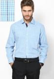 Wills Lifestyle Blue Checks Formal Shirt Men