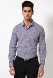 Wills Lifestyle Blue Slim Fit Formal Shirt Men