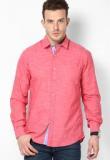 Wills Lifestyle Pink Casual Shirt Men