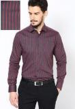 Wills Lifestyle Red Formal Shirts Men