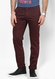 Wills Lifestyle Wine Chinos Men