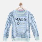 Wingsfield Blue Striped Pullover Girls