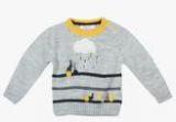 Wingsfield Grey Melange Sweater boys