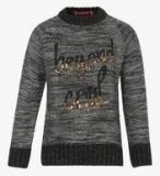 Wingsfield Grey Melange Sweater Girls