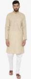 Wintage Beige Kurta Pyjama Men