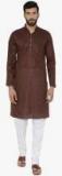 Wintage Brown Solid Kurta Pyjama men