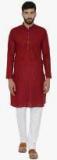 Wintage maroon Solid Kurta Pyjama men