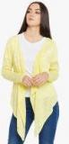 Wisstler Yellow Printed Shrug Women