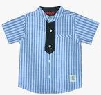 Wowmom Blue Casual Shirt Boys