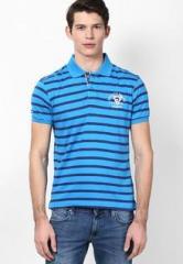 Wrangler Aqua Blue Polo T Shirt men