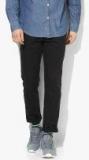 Wrangler Black Comfort Regular Fit Solid Chinos men