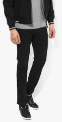 Wrangler Black Low Rise Regular Fit Jeans men