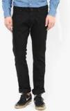 Wrangler Black Mid Rise Slim Fit Jeans Men