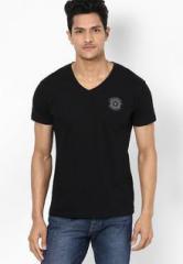 Wrangler Black V Neck T Shirt men