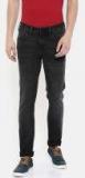 Wrangler Black Vegas Skinny Fit Low Rise Clean Look Stretchable Jeans Men