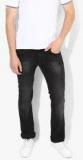 Wrangler Black Washed Low Rise Slim Fit Jeans Men