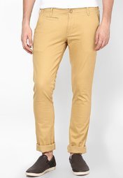 Wrangler Camel Casual Trouser Men