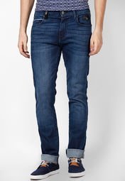 Wrangler Diffused Indigo Regular Fit Jeans Men