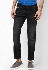 Wrangler Dusty Black Regular Fit Jeans men