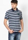 Wrangler Grey Melange Polo T Shirt Men