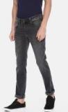 Wrangler Grey Slim Fit Low Rise Clean Look Jeans Men