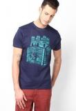 Wrangler Navy Blue Crew Neck T Shirt Men