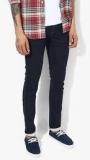 Wrangler Navy Blue Low Rise Skinny Fit Jeans men