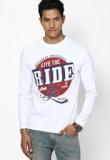 Wrangler White Crew Neck T Shirt Men