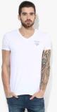 Wrangler White V Neck T Shirt men