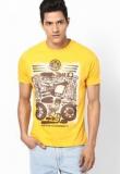 Wrangler Yellow Crew Neck T Shirt Men