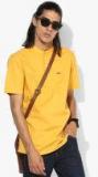 Wrangler Yellow Solid Kurta Men