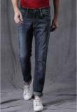 Wrogn Blue Mid Rise Slim Fit Jeans Men