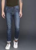 Wrogn Blue Slim Fit Mid Rise Clean Look Stretchable Jeans Men