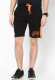 Wym Solid Black Shorts Men