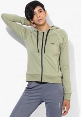 2go Training Green Sweat Jacket women